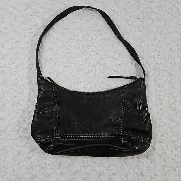 The Sak Handbags - The Sak ‘Kendra’ Black Leather Soft Hobo Shoulder Bag Vegan Leather